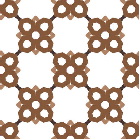 Seamless vector pattern. Background texture in geometric ornamental style.のイラスト素材