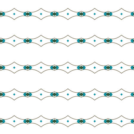 Geometric ornamental vector pattern. Seamless design texture.のイラスト素材