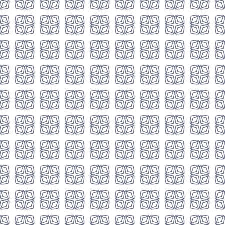 Seamless vector pattern in geometric ornamental style