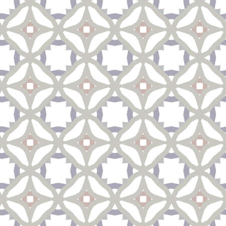 Seamless geometric ornamental vector pattern. Abstract backgroundのイラスト素材