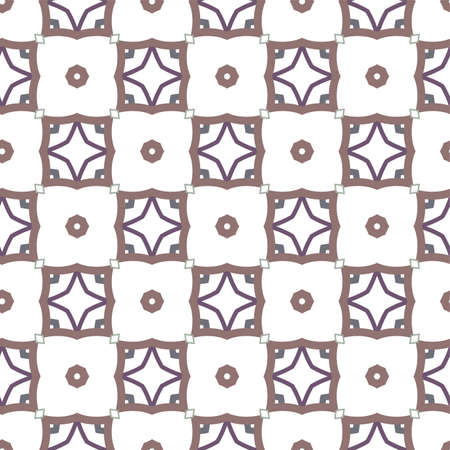 Seamless geometric ornamental vector pattern. Abstract backgroundのイラスト素材