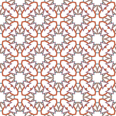 Abstract background texture in geometric ornamental style. Seamless design.のイラスト素材