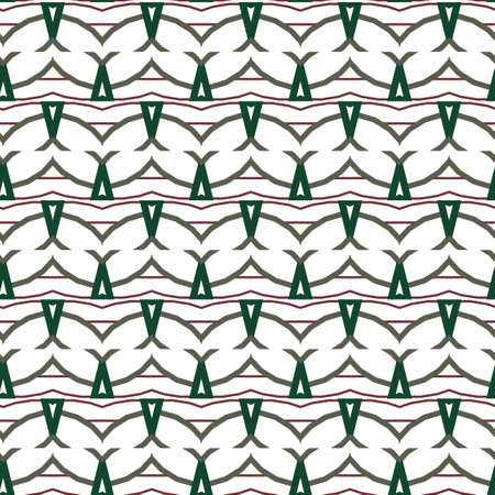 Geometric ornamental vector pattern. Seamless design texture.のイラスト素材