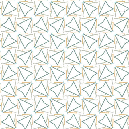Seamless vector pattern. Background texture in geometric ornamental style.のイラスト素材