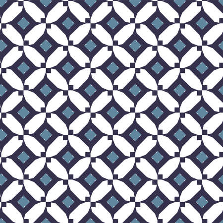 Seamless vector pattern in geometric ornamental styleのイラスト素材