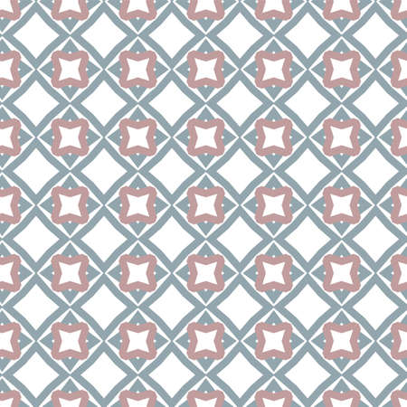 Seamless vector pattern in geometric ornamental style