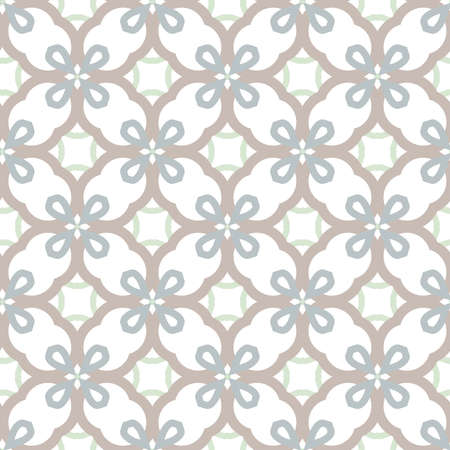 Seamless geometric ornamental vector pattern. Abstract backgroundのイラスト素材
