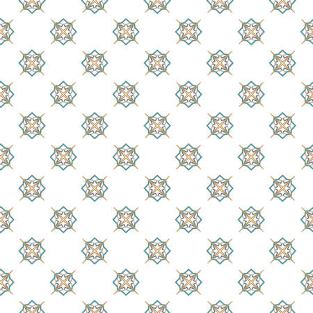 Seamless geometric ornamental vector pattern. Abstract backgroundのイラスト素材