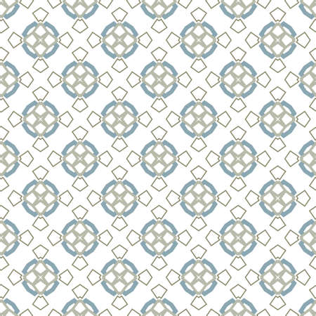 Seamless vector pattern in geometric ornamental style