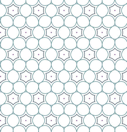 Geometric ornamental vector pattern. Seamless design texture.のイラスト素材