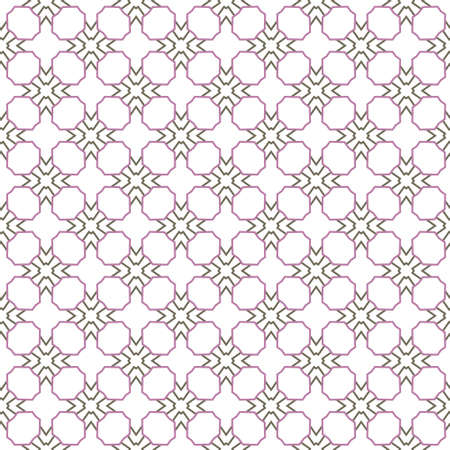 Geometric ornamental vector pattern. Seamless design texture.のイラスト素材