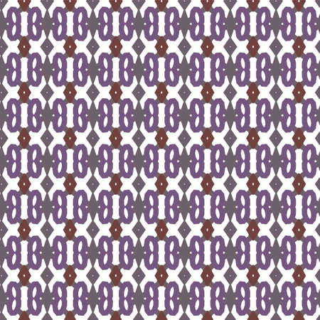 Seamless vector pattern in geometric ornamental style