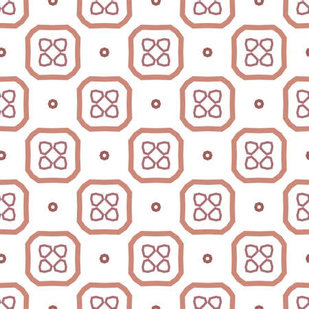 Geometric ornamental vector pattern. Seamless design texture.のイラスト素材