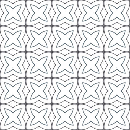 Seamless vector pattern in geometric ornamental styleのイラスト素材
