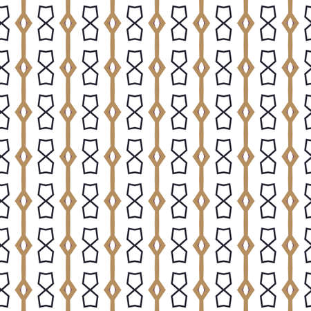 Seamless vector pattern in geometric ornamental styleのイラスト素材