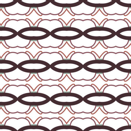 Seamless geometric ornamental vector pattern. Abstract backgroundのイラスト素材