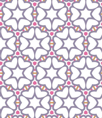 Abstract background texture in geometric ornamental style. Seamless design.のイラスト素材