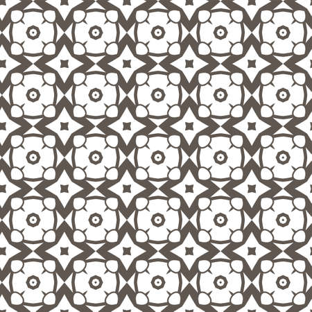 Geometric ornamental vector pattern. Seamless design texture.のイラスト素材