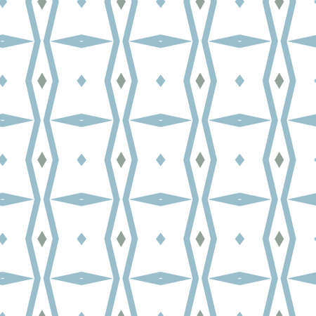 Seamless vector pattern in geometric ornamental styleのイラスト素材