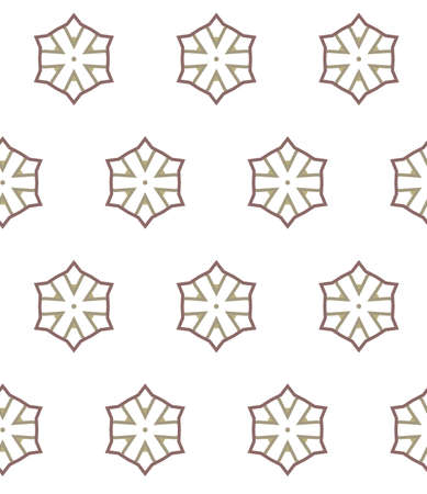 Seamless geometric ornamental vector pattern. Abstract backgroundのイラスト素材
