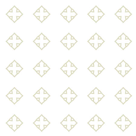 Seamless vector pattern in geometric ornamental styleのイラスト素材