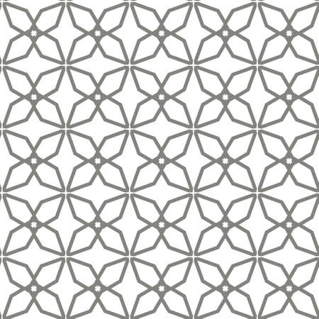 Seamless vector pattern in geometric ornamental styleのイラスト素材