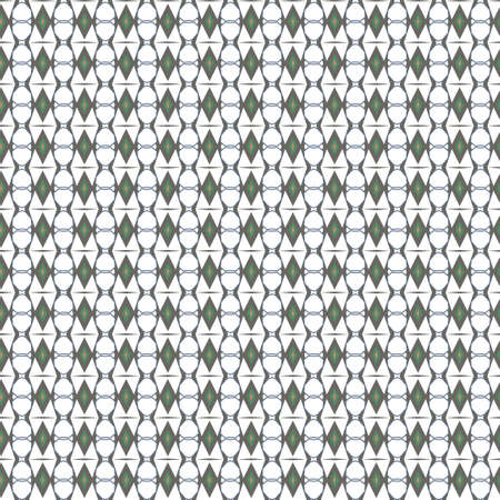 Seamless vector pattern in geometric ornamental styleのイラスト素材