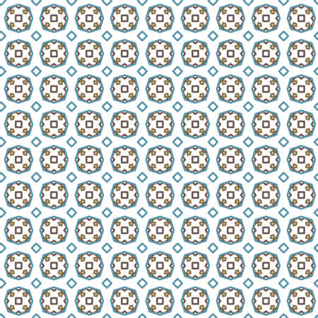 Seamless geometric ornamental vector pattern. Abstract backgroundのイラスト素材