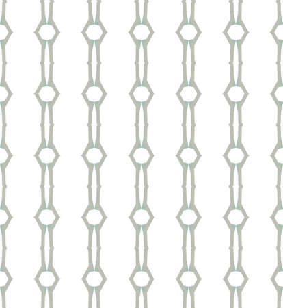 Seamless vector pattern in geometric ornamental styleのイラスト素材