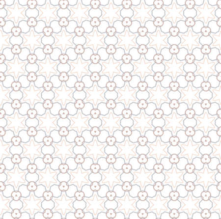 Geometric ornamental vector pattern. Seamless design texture.のイラスト素材