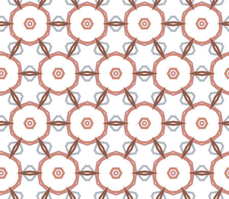 Seamless vector pattern. Background texture in geometric ornamental style.のイラスト素材