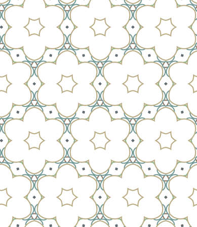 Seamless geometric ornamental vector pattern. Abstract backgroundのイラスト素材