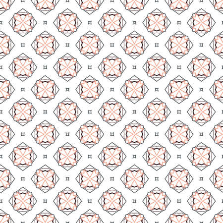 Abstract background texture in geometric ornamental style. Seamless design.のイラスト素材