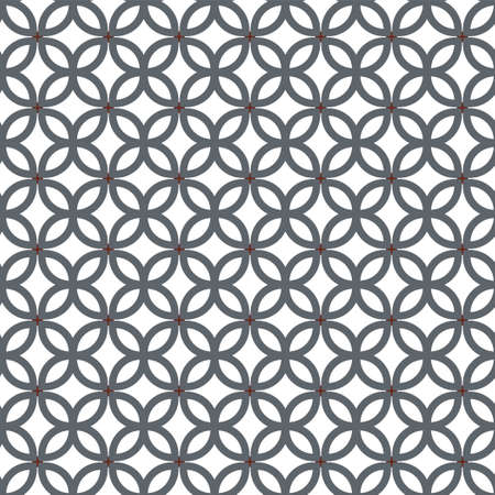 Seamless geometric ornamental vector pattern. Abstract backgroundのイラスト素材
