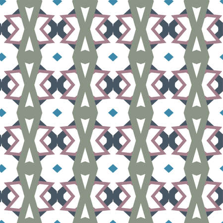 Seamless geometric ornamental vector pattern. Abstract backgroundのイラスト素材