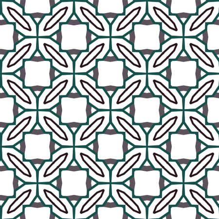 Geometric ornamental vector pattern. Seamless design texture.のイラスト素材