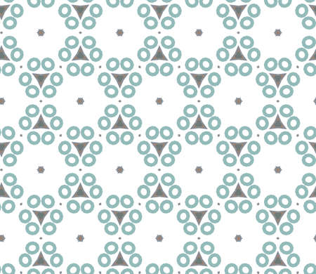 Geometric ornamental vector pattern. Seamless design texture.のイラスト素材