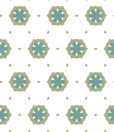 Geometric ornamental vector pattern. Seamless design texture.のイラスト素材