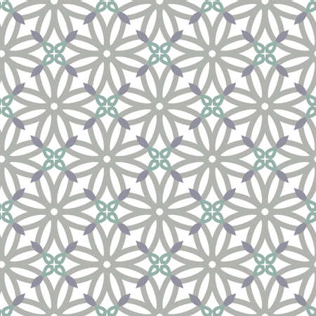 Seamless geometric ornamental vector pattern. Abstract backgroundのイラスト素材