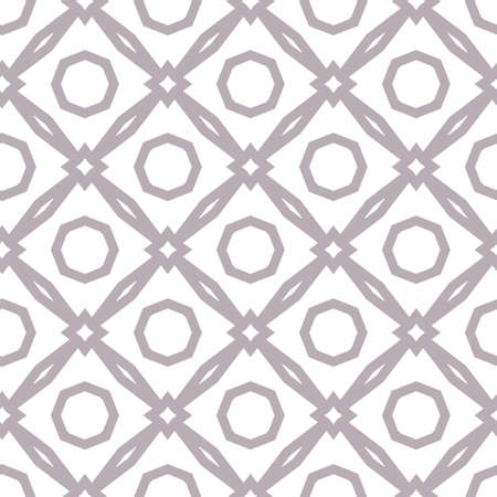 Seamless vector pattern in geometric ornamental styleのイラスト素材