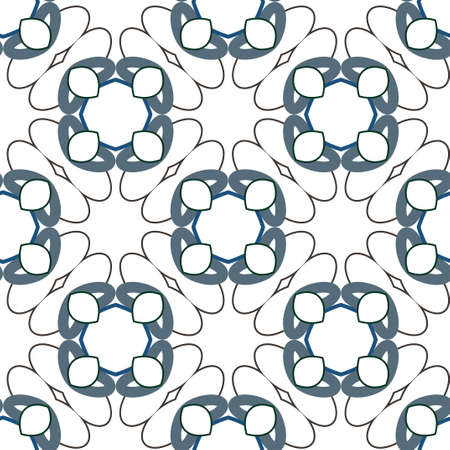 Seamless vector pattern. Background texture in geometric ornamental style.