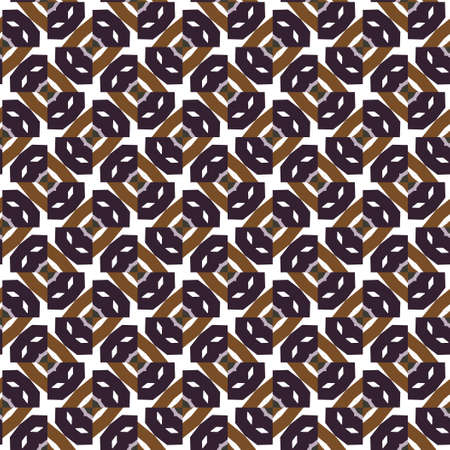 Seamless vector pattern. Background texture in geometric ornamental style.