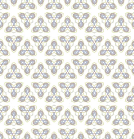 Seamless vector pattern in geometric ornamental style