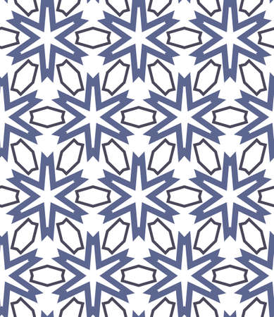 Seamless vector pattern in geometric ornamental styleのイラスト素材