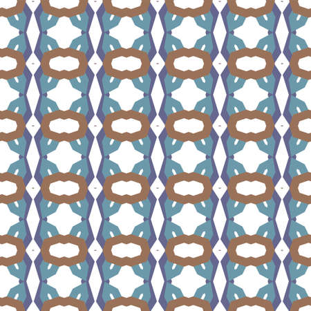 Seamless vector pattern in geometric ornamental style