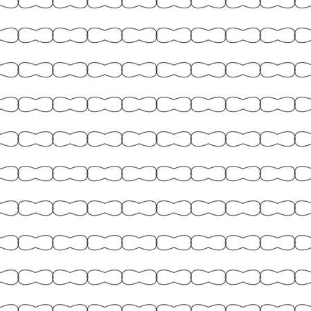 Seamless vector pattern in geometric ornamental style