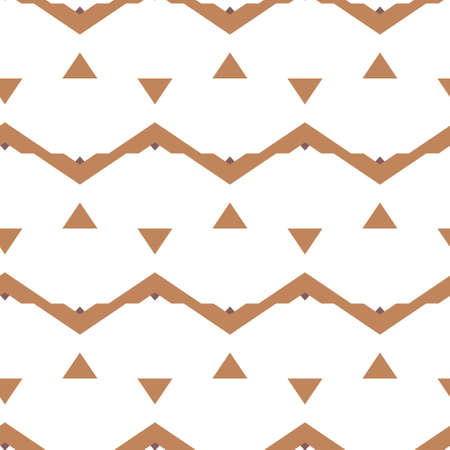 Geometric ornamental vector pattern. Seamless design texture.のイラスト素材