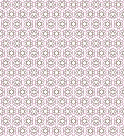 Seamless vector pattern in geometric ornamental style