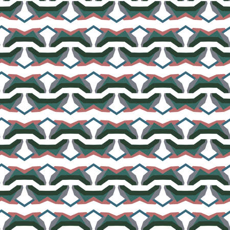 Seamless vector pattern. Background texture in geometric ornamental style.のイラスト素材