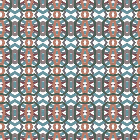 Seamless vector pattern. Background texture in geometric ornamental style.